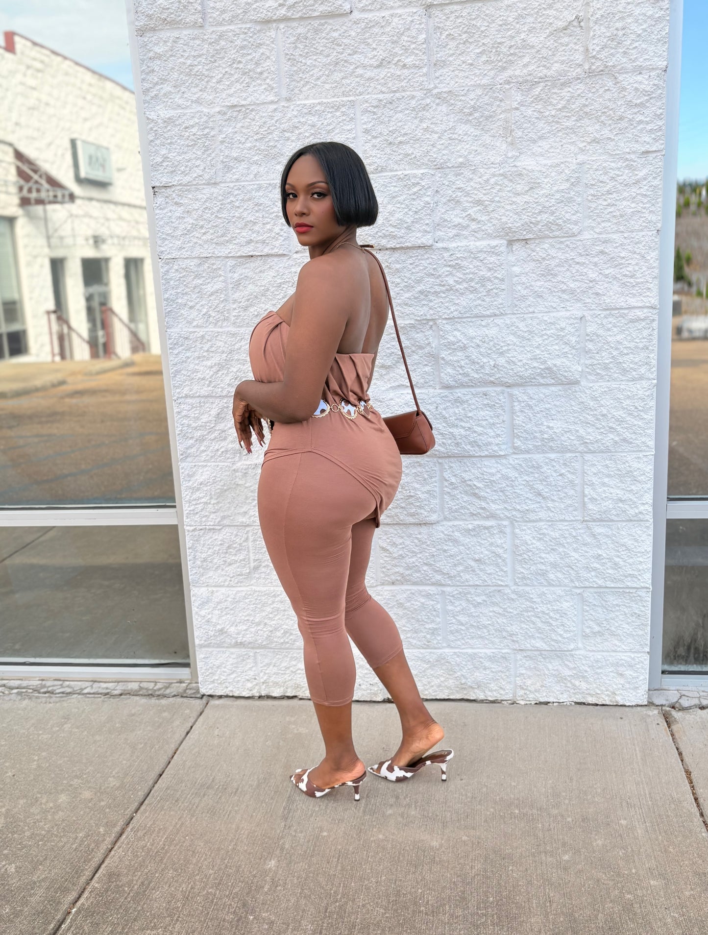 Mocha Contour Romper