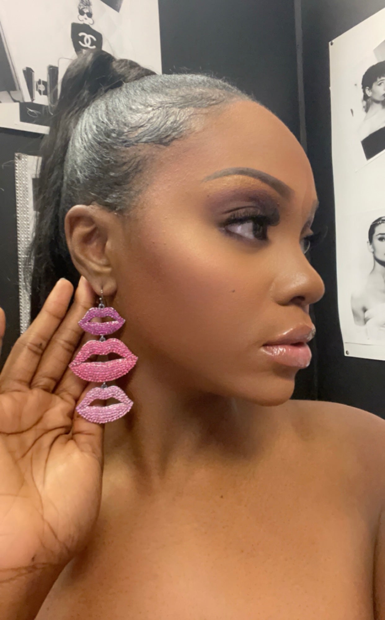 Lip Service Bling Earrings