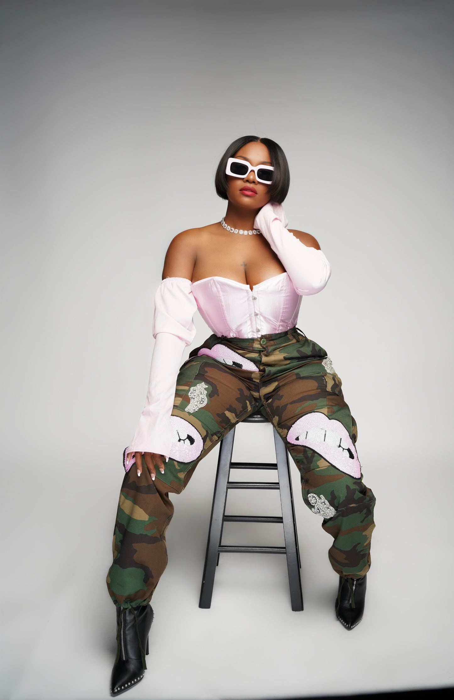 Pink Poodle Camo Pants (Limited)