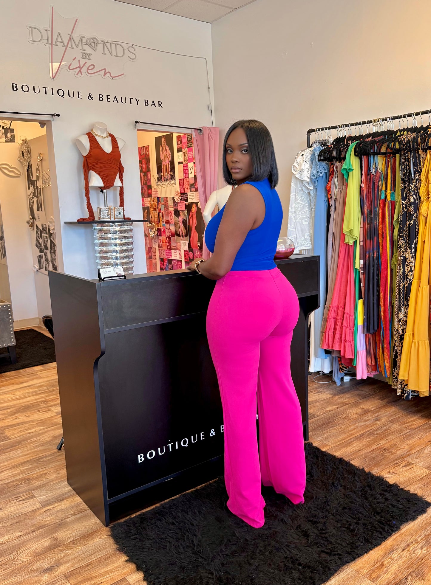 Straight To It Slanted Top