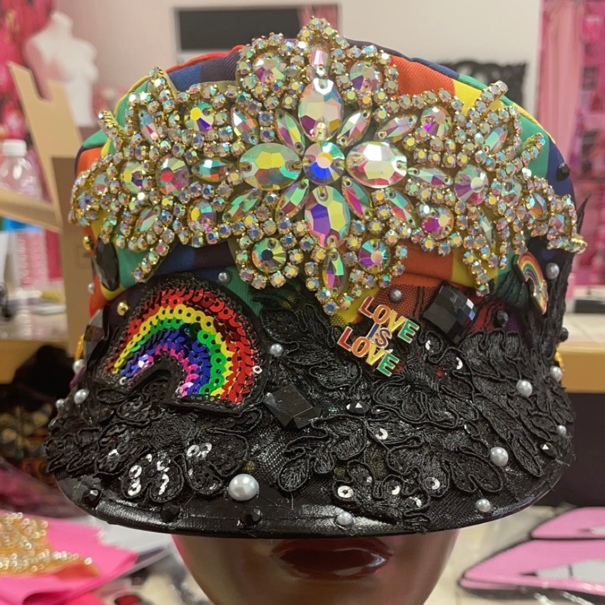 Vixen’s Glam Hat (Rainbow)