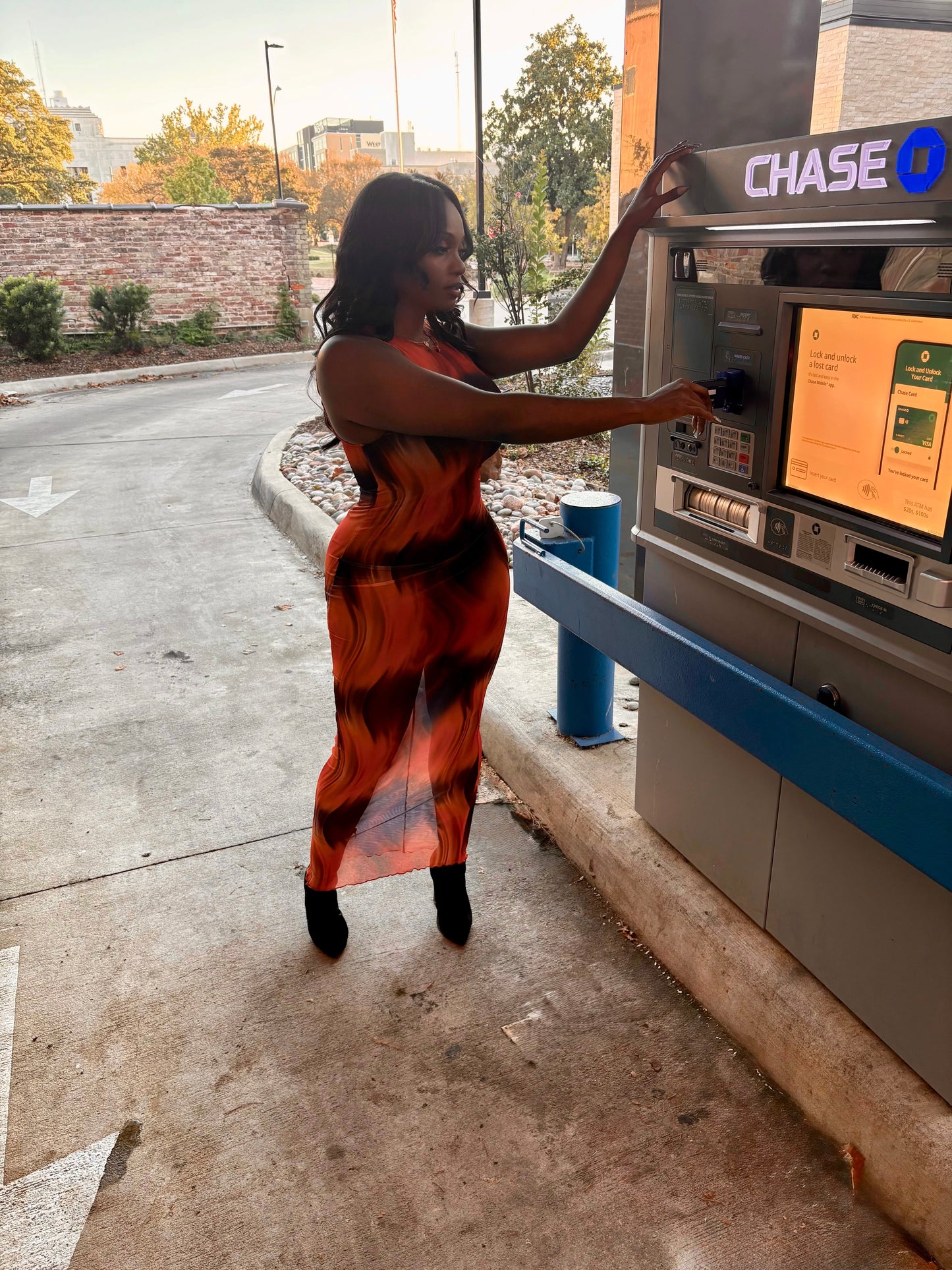 The Lava Mesh Dress