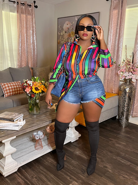 Hot Girl Denim Shorts