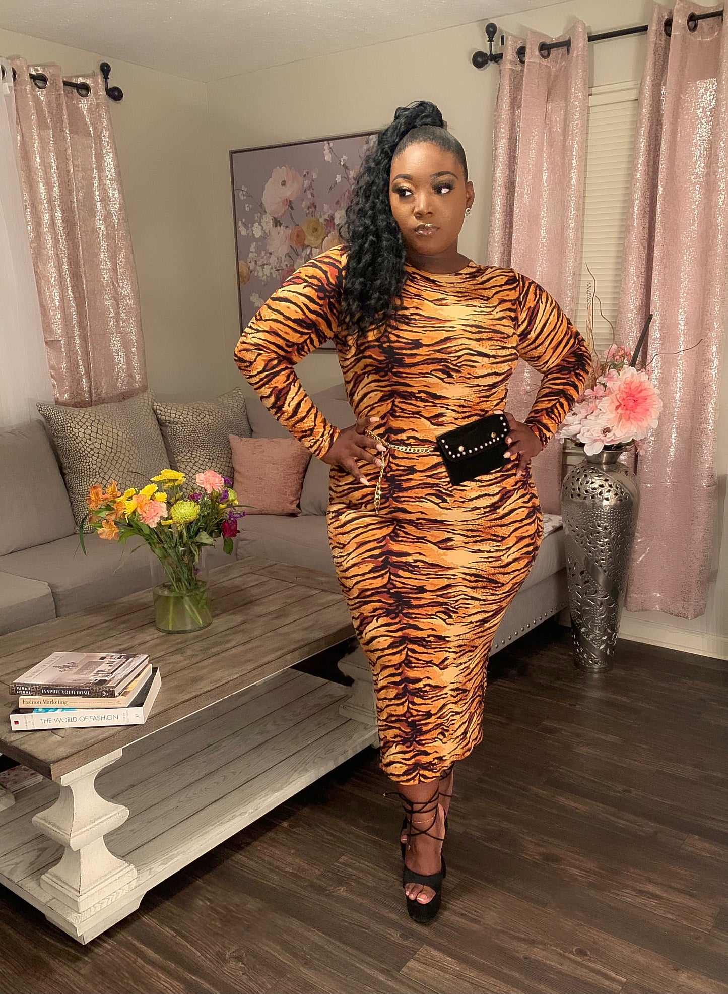 Catch Me In The Wild Dress (Curvy)