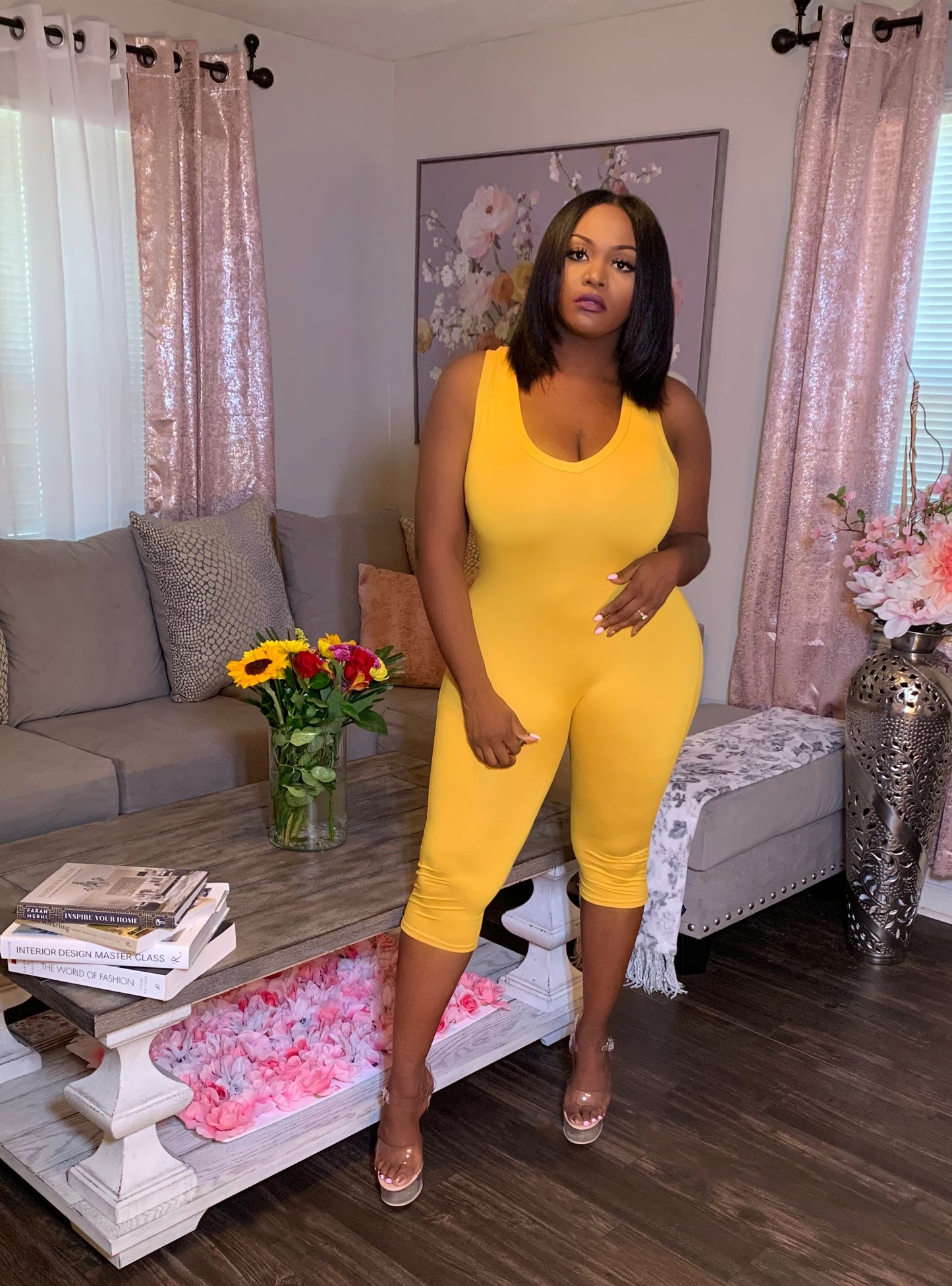 Capri Me Jumpsuit (Mustard) Mix and Match 2 for $40