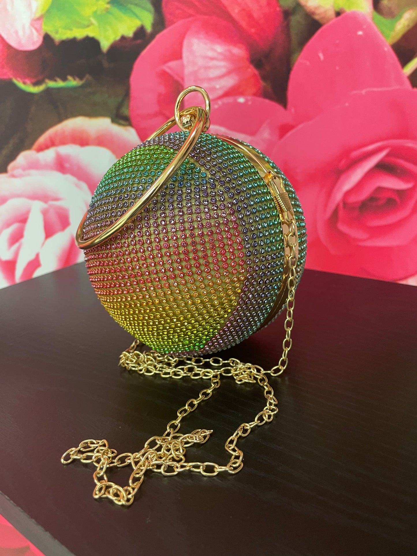 Rainbow Crystal Handbag