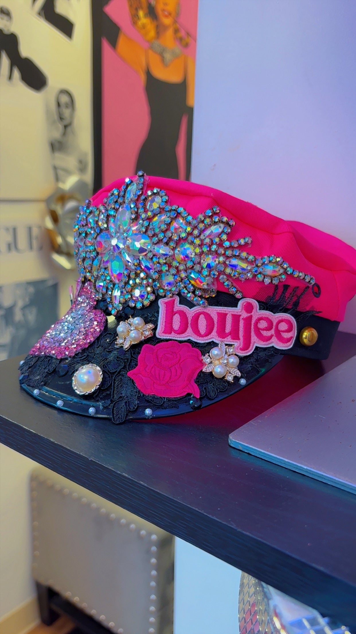 Vixen’s Glam Hat (Pink)