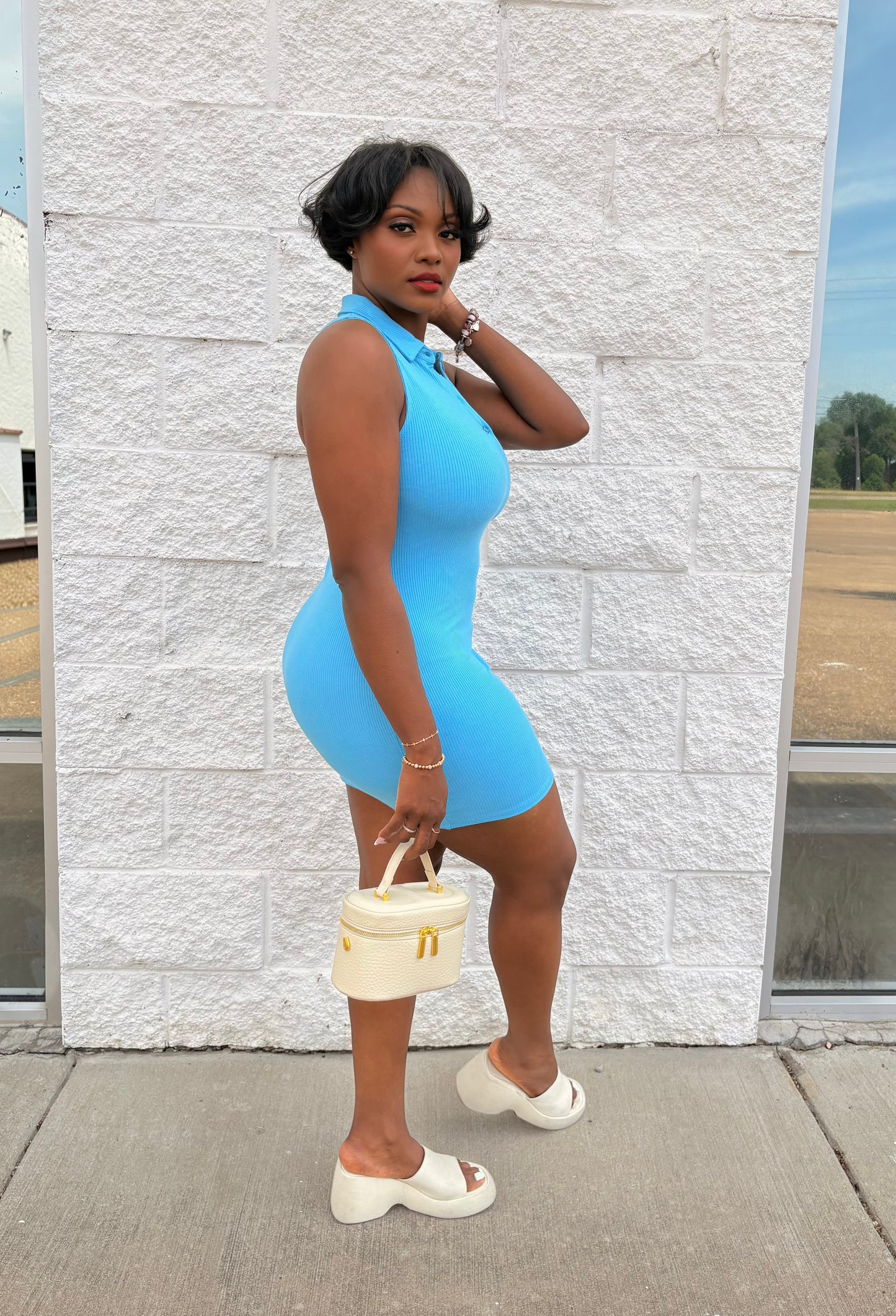 Tennis Bae Dress (Blue)
