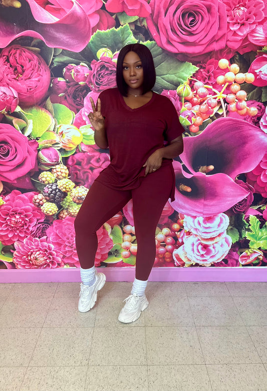 Grab and Go (burgundy) Set