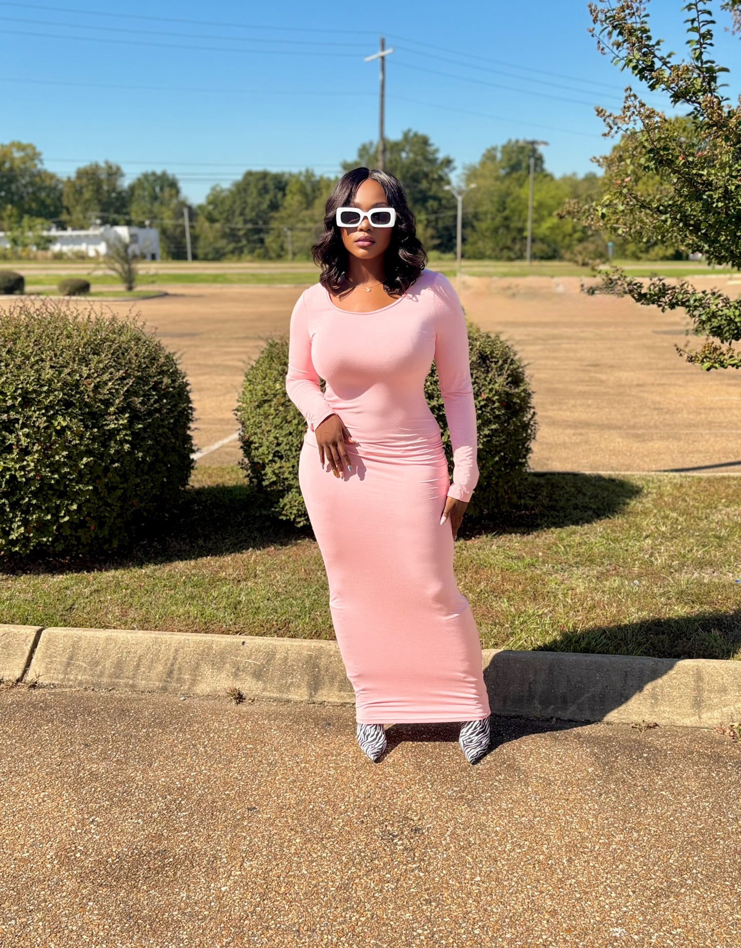 Body Language Dress Pink)