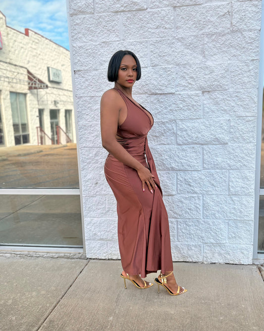 The Bronze Goddess Dress