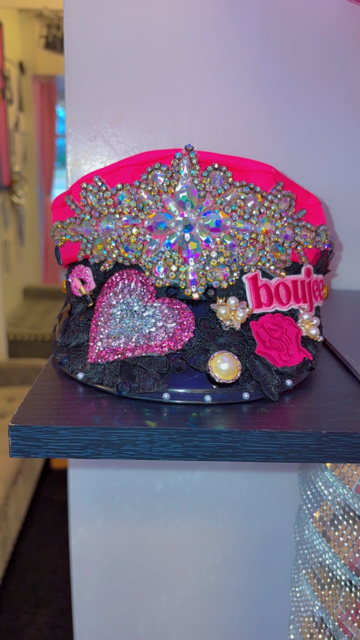 Vixen’s Glam Hat (Pink)