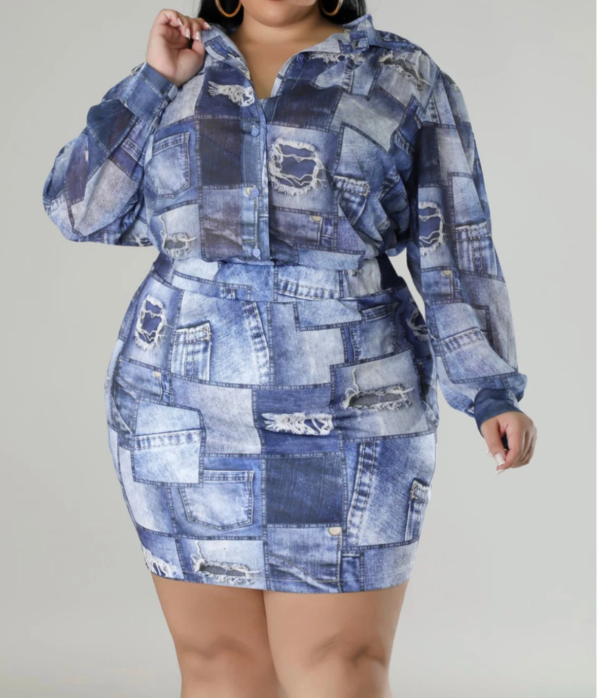 Never Distress Set (Curvy)