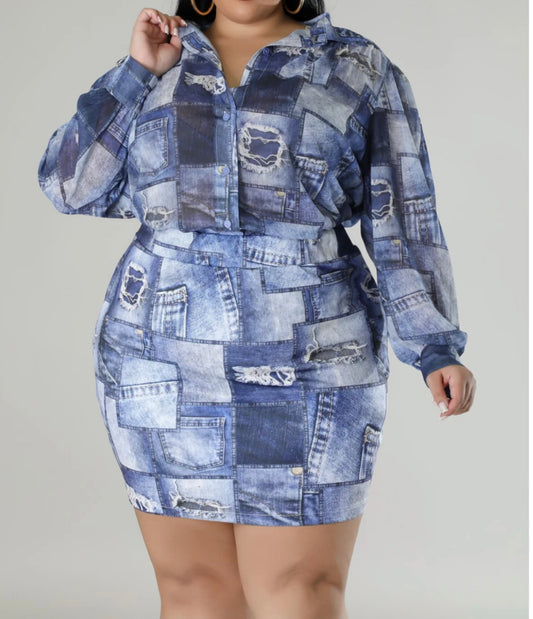 Never Distress Set (Curvy)