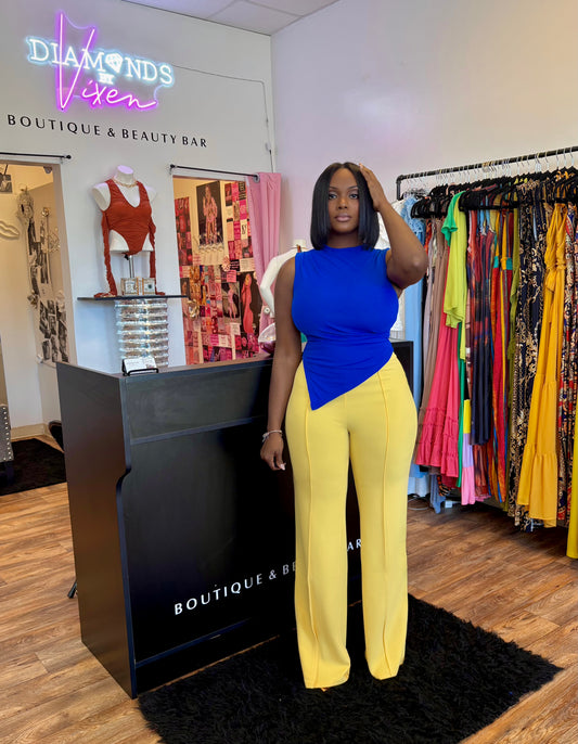 Straight To It Slanted Top