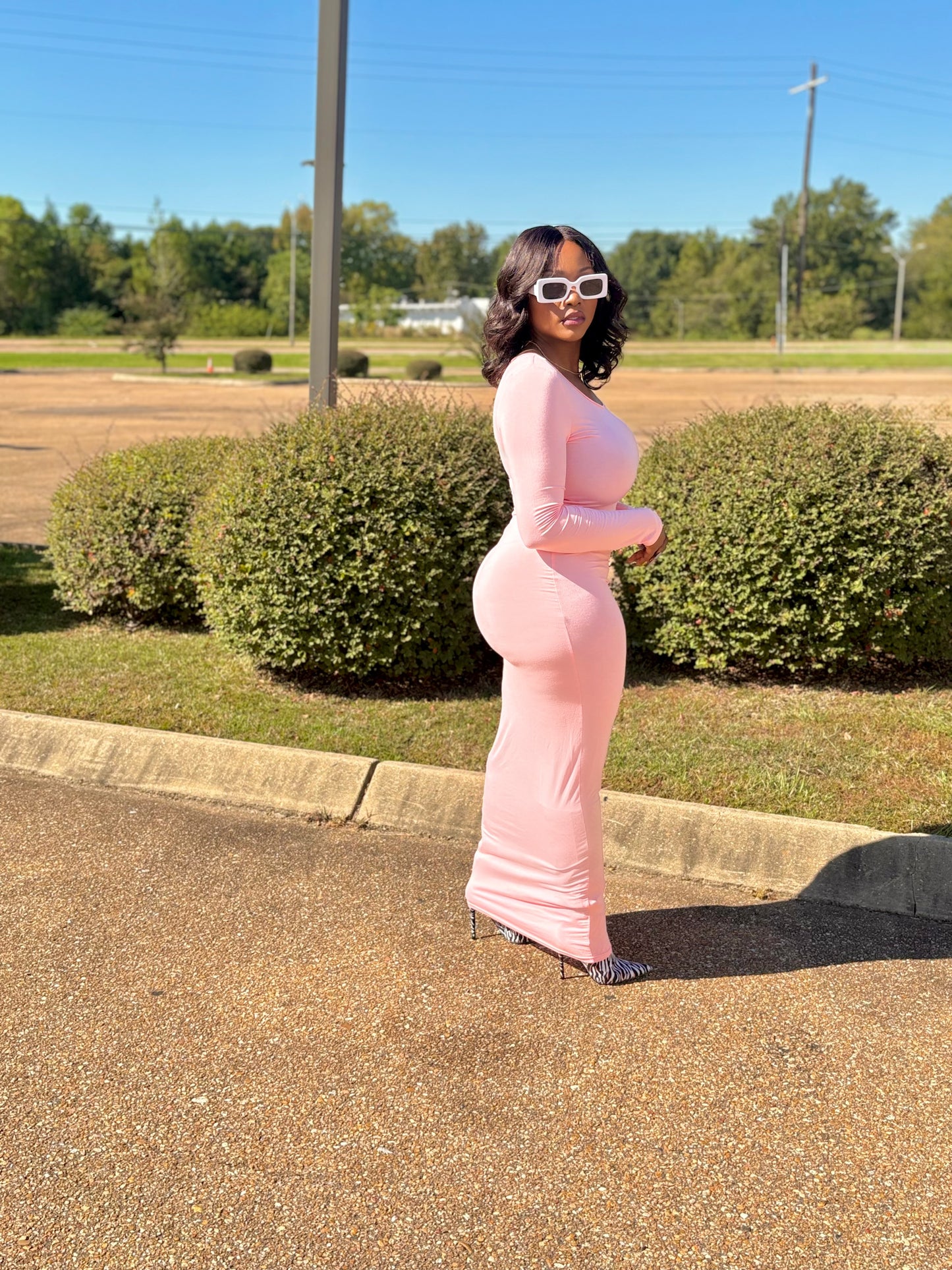Body Language Dress Pink)