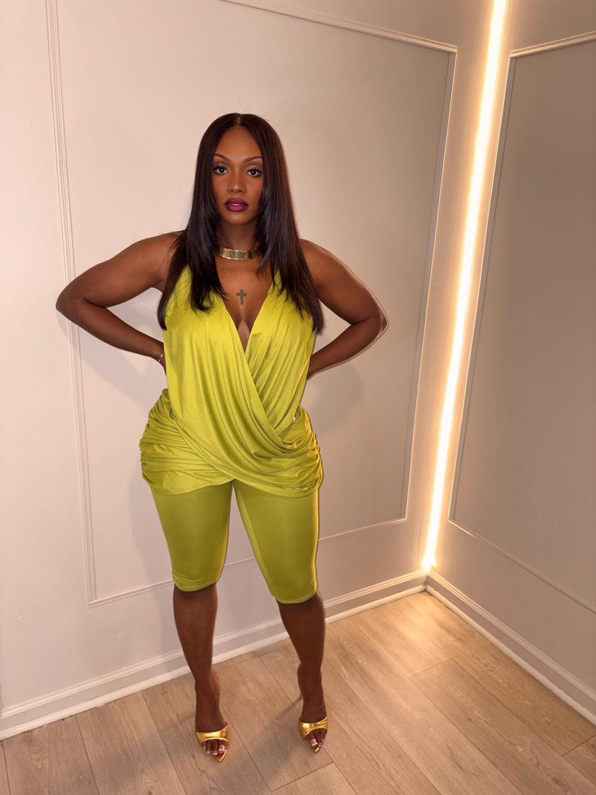 Lime After Lime Romper