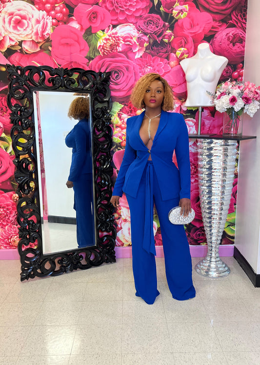 Addiction Blue Suit Set