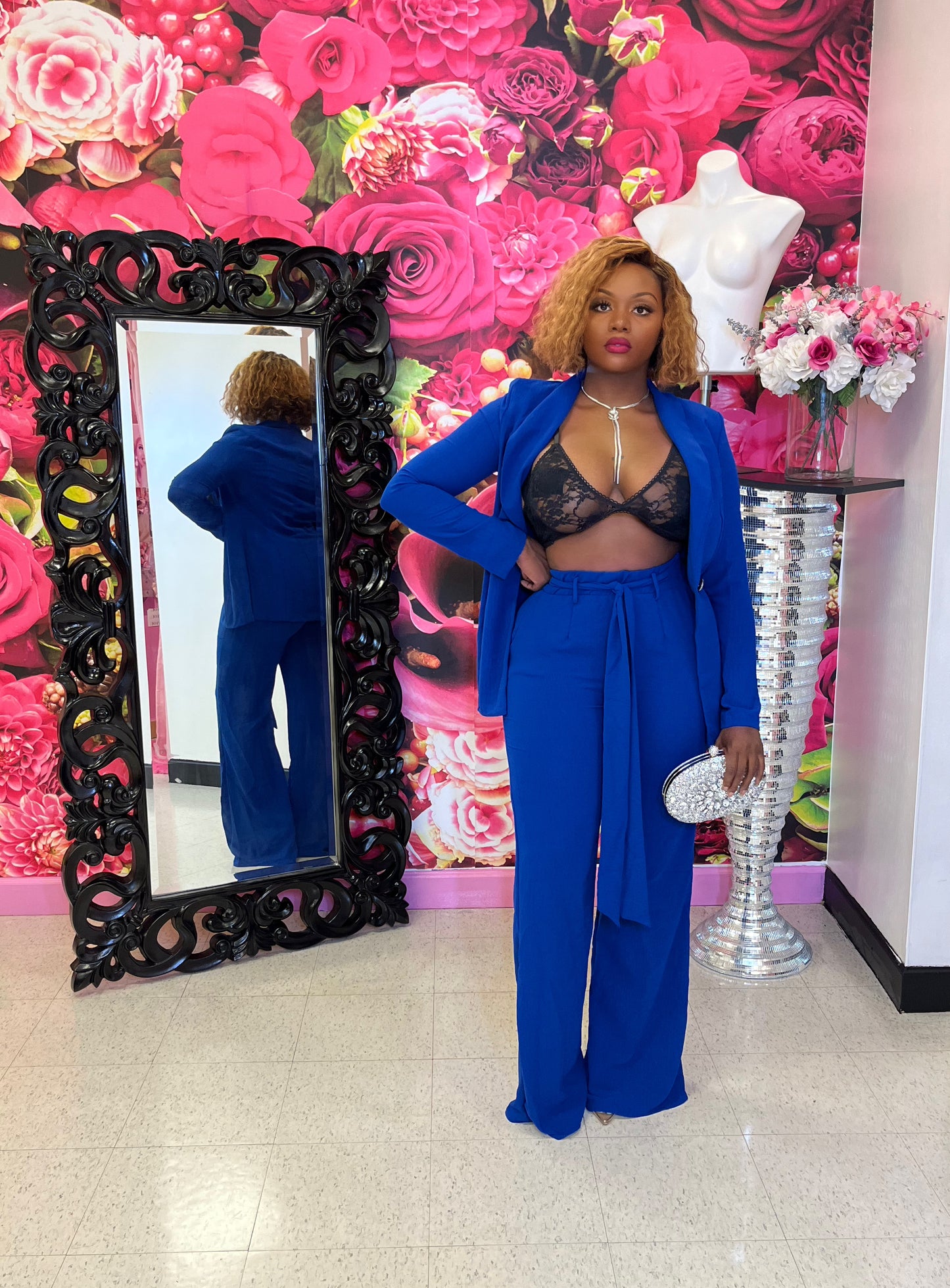 Addiction Blue Suit Set