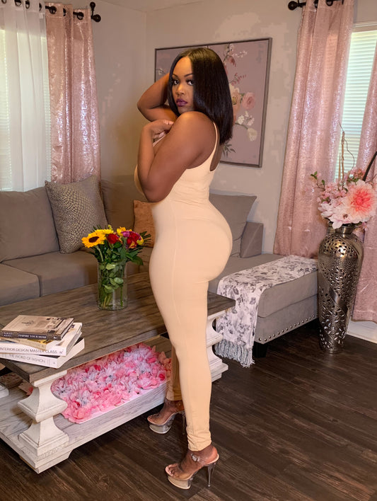 Jersey Jumpsuit (Nude)
