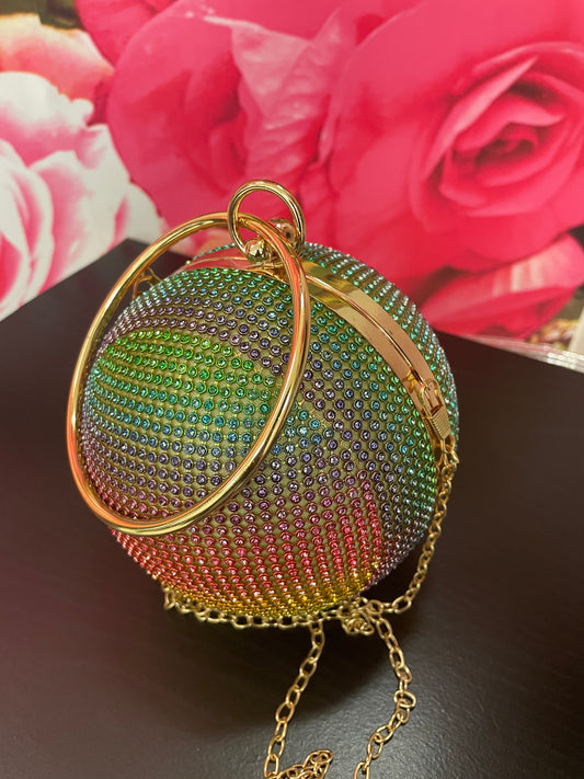 Rainbow Crystal Handbag