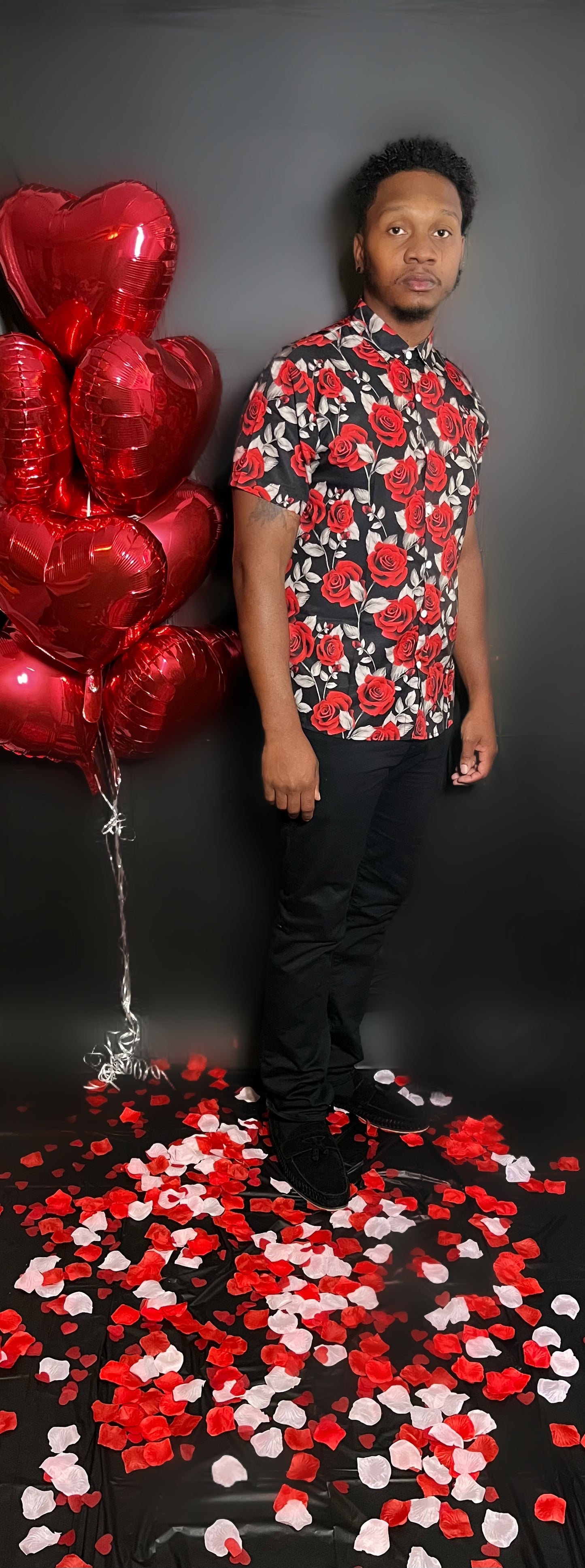 The Rose Button Up Top