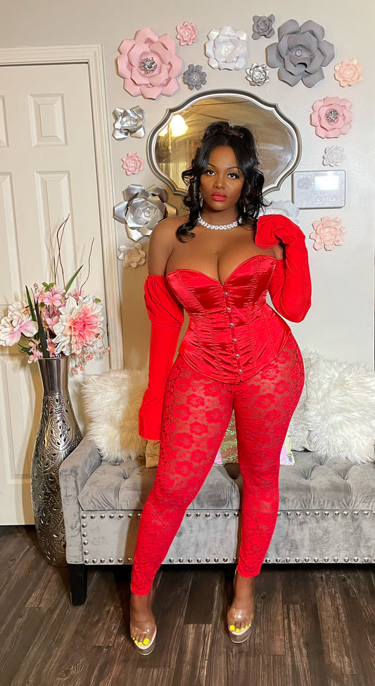 Vixen's Secret Top Red (Restock)