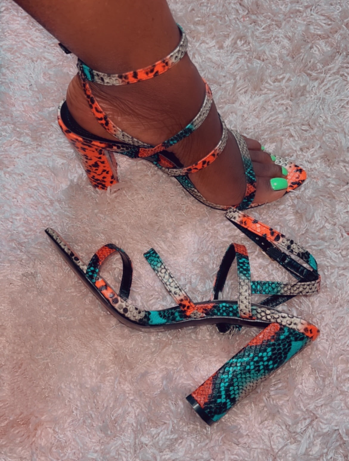 Top of the Line Heels (Orange)